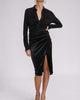 Freya Velour Skirt In Black - thumbnail