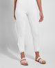 Fringe Bottom Capris In White - thumbnail