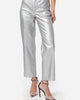 Hanie Metallic Pant In Silver - thumbnail