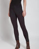 Hi Waist Suede Vegan Legging In Black - thumbnail