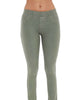 High Rise Capri In Olive - thumbnail
