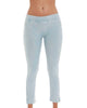 High Rise Capri In Lightblue - thumbnail