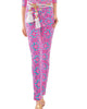 Gripeless Cotton Spandex Jeans - Piazza In Turq/Pink - thumbnail