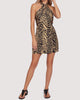 Helena Love Mini Dress In Black/Tan - thumbnail