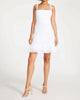 Happy Tiers Dress In White - thumbnail