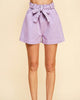 Lucy Cotton Twill Short In Lavender - thumbnail