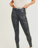 Holographic Microdot Foil High Waist Legging In Camo - thumbnail