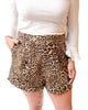 Leopard Shorts In Leopard Print - thumbnail