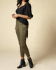 High-Waist Cargo Pant In Olive - thumbnail