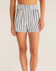 Low Tide Stripe Shorts In Cloud Dancer - thumbnail