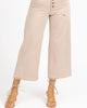 High Rise Wide Leg Jean In Light Mauve - thumbnail