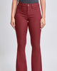 Hyperstretch High Rise Flare Denim In Dark Rose - thumbnail