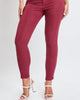 Living The Dream Hyperstretch Denim In Dark Rose - thumbnail