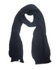 Laurent Rib Scarf In Black - thumbnail