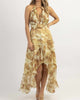 Love Letter To The Sea Midi Dress In Brown - thumbnail