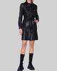Leather Dress In Black - thumbnail