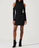 Kade Shoulder Cutout Mini Dress In Black - thumbnail