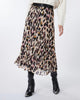 Plisse Run Wild Skirt In Leopard Print - thumbnail