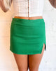 Posh Mini Skirt In Green - thumbnail