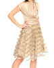 Relis Skirt In Tan - thumbnail
