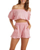 Peyton Lightweight Shorts In Pink Rose - thumbnail