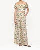 Pinon Ranas Linen Pant In Cream Multi - thumbnail