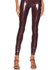 Patent Faux Leather Legging In Ruby - thumbnail