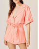 Millie Romper In Mango - thumbnail