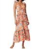 Morrison Midi Dress In Tangerine - thumbnail
