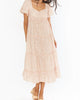 Odette Midi Dress In Ditsy Daisy - thumbnail