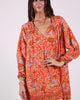 Paige Tunic In Orange - thumbnail
