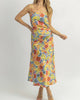 Mesmerize Side Tie Dress In Yellow - thumbnail