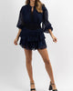 Penelope Dress In Navy - thumbnail
