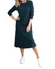 Ribbed A-Line Skirt In Jade - thumbnail