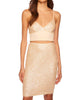 Sequin High Waist Skirt In Belgian Creme - thumbnail