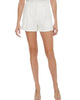 Sena Crepe Shorts In White - thumbnail