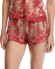 Rosie Velvet Tap Short In Mystic Red - thumbnail