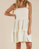 Ruffle Dress In Ivory - thumbnail