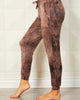 Tie Dye Jogger In Suede - thumbnail