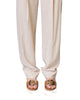 Tapered Trousers In Pale Fawn - thumbnail