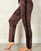 Tie Dye Track Jogger In Suede Black - thumbnail