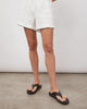 Summer Linen Short In White - thumbnail
