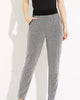 Straight Leg Stretchy Pants In Grey - thumbnail