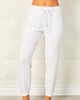 Soft Stretch Drawstring Jogger In Bleach - thumbnail