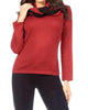 Striped Infinity Scarf In Red - thumbnail