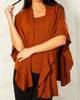 Supersoft Ruffle Wrap In Spice - thumbnail