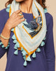 Square Scarf In Riverside Station Floral - thumbnail