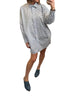 Striped Popline Shirt In Fantasy Print Blue - thumbnail