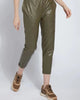 Women'S Brisk Leather Jogger In Green Ivy - thumbnail
