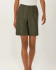 Waverly Short In Dark Olive - thumbnail